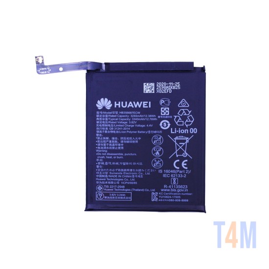 Battery HB356687ECW for Huawei Nova Plus/Nova 2 Plus/Mate 10 Lite/Honor 7X/P Smart Plus/P30 Lite/Nova 3i 3340mAh